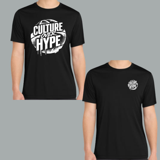 Culture Over Hype Bella Canvas Cotton T-shirt Youth, Women's Cut or Unisex Black, White, Red, or Navy
