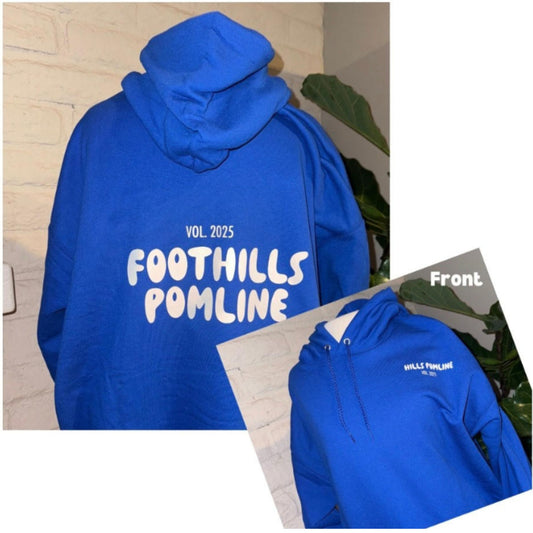 Catalina Foothills Pomline 2025 Replica Bubble Font Unisex Hoodie to match last year