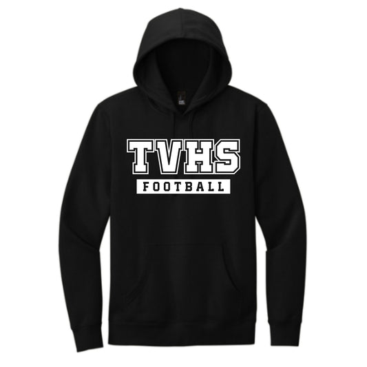 TVHS Football Unisex Hoodie or Crewneck Sweatshirt Design #3 - 4 Different color Options