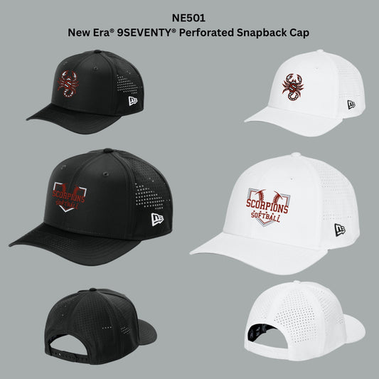 Thornydale Little League Scorpions Softball Embroidered New Era Snapback Cap