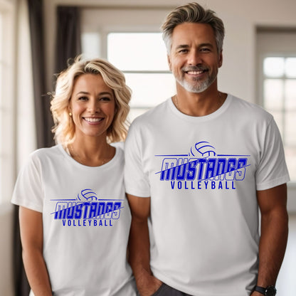 Sahuarita Mustangs Volleyball Unisex Cotton T-shirt or Dri-Fit Shirt Design #5 Women's, Youth, Unisex