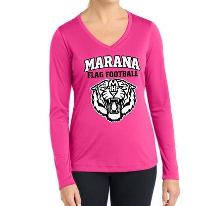 Marana Flag Football DRI-FIT Longsleeve Performance T-shirt Women's, Youth or Unisex