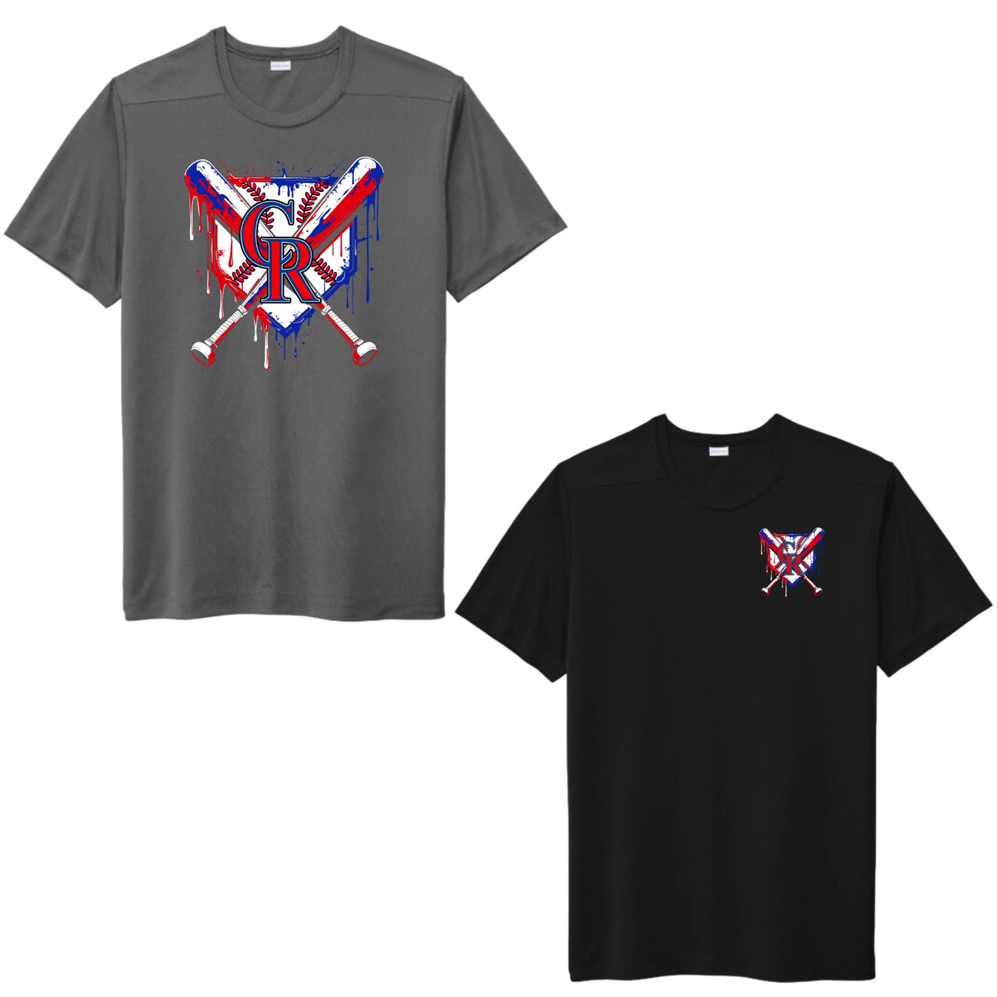 Continental Ranch Little League DRI-FIT Performance Shortsleeve T-shirt Youth or Unisex Drip LOGO