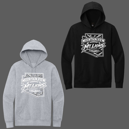 Mountain View Football Unisex Hoodie or Crewneck Sweatshirt Design #4