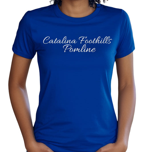Catalina Foothills Pomline Design #1 Bella Canvas Women's or Unisex T-shirt, Tanktop, Crewneck Sweatshirt, or Hoodie in Black or Blue