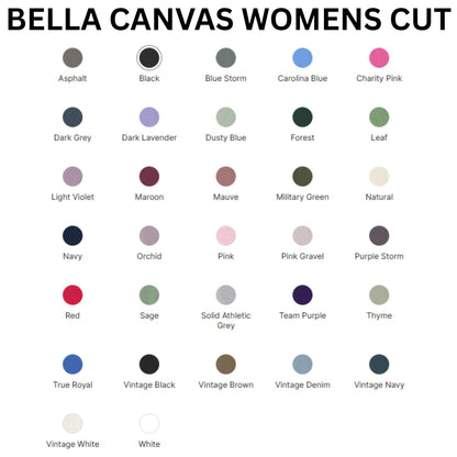 PAL Play & Learn Preschool Bella Canvas WOMENS T-Shirt, different color options to choose from in dropdowns