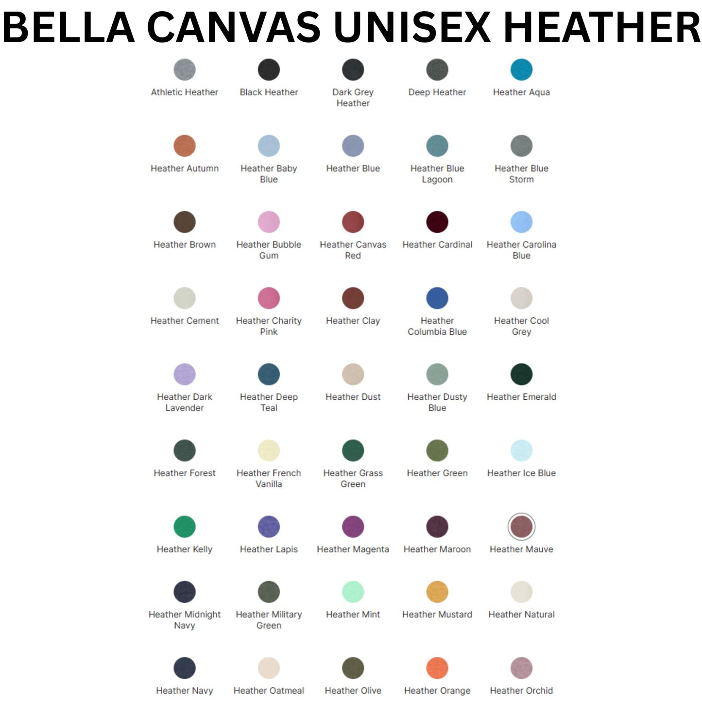 PAL Play & Learn Preschool Bella Canvas UNISEX HEATHER T-Shirt, different color options to choose from