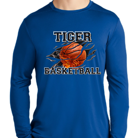 Marana Tigers Basketball Unisex Sport-Tek Super Soft Longsleeve Dri-Fit