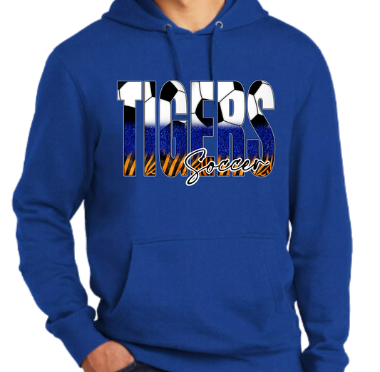 Marana Tigers Soccer District Unisex V.I.T. Super Soft Hoodie or Unisex Crewneck