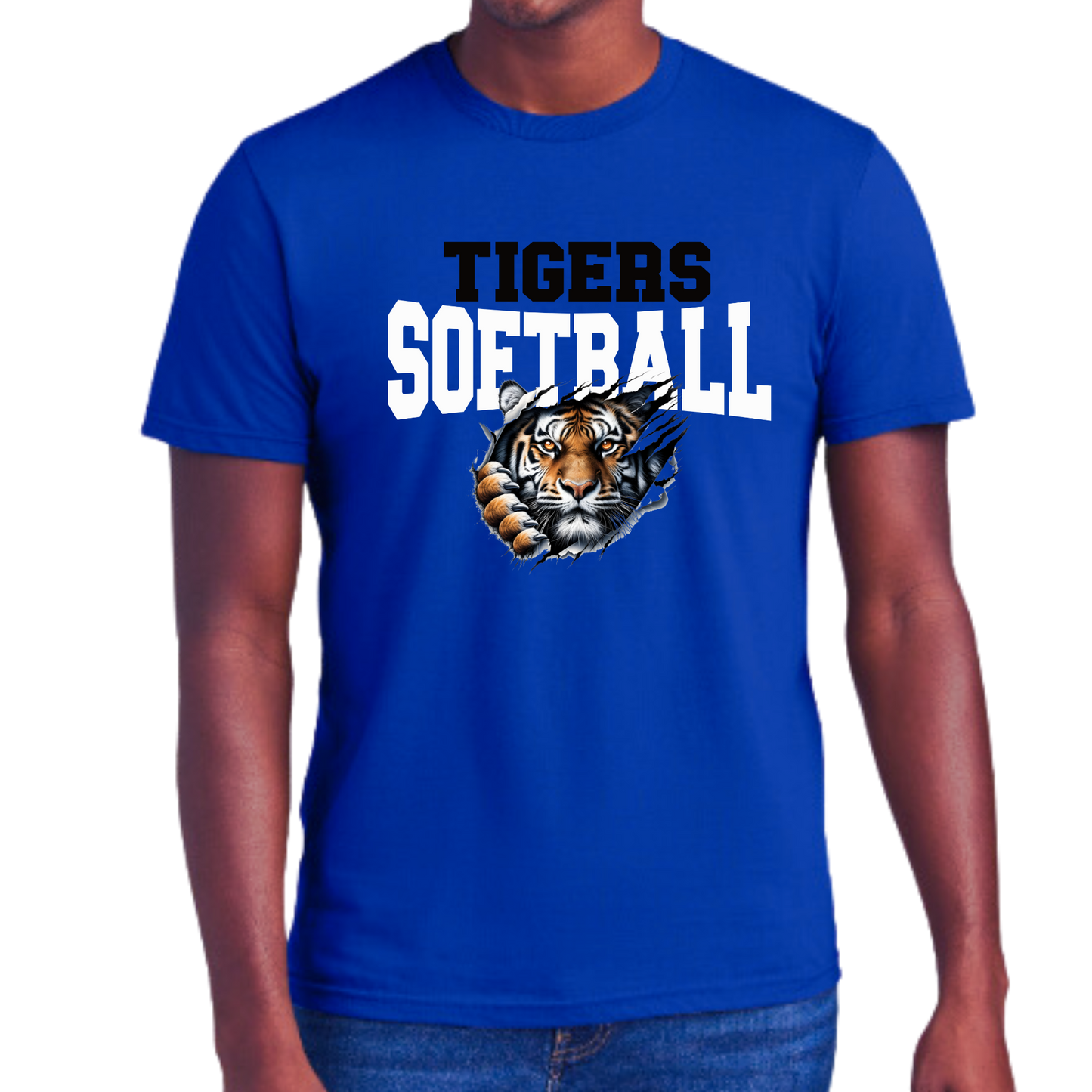 Marana Tigers Softball Unisex, Womens, or Youth District V.I.T. Super Soft Cotton T-Shirt