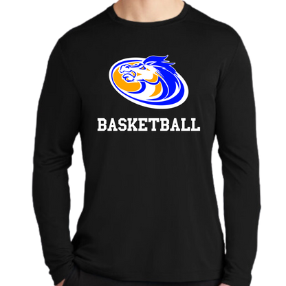 Sahuarita Mustangs Basketball Sport-Tek Posi-UV Pro Long Sleeve Drifit Shirt