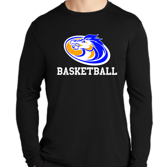 Sahuarita Mustangs Basketball Sport-Tek Posi-UV Pro Long Sleeve Drifit Shirt