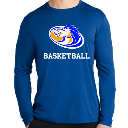 Sahuarita Mustangs Basketball Sport-Tek Posi-UV Pro Long Sleeve Drifit Shirt