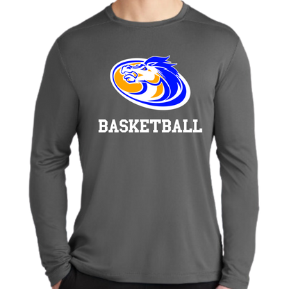 Sahuarita Mustangs Basketball Sport-Tek Posi-UV Pro Long Sleeve Drifit Shirt