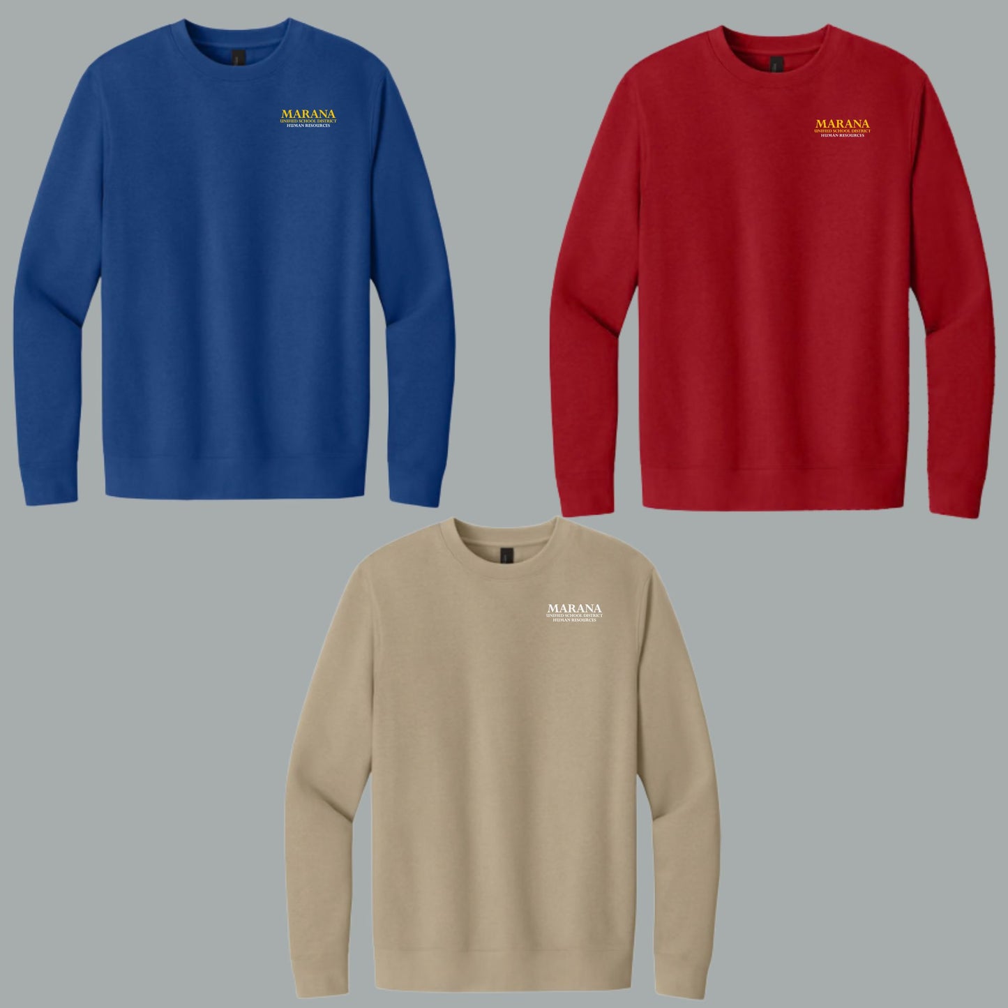 MUSD Human Resources District Super Soft Crewneck Sweatshirt