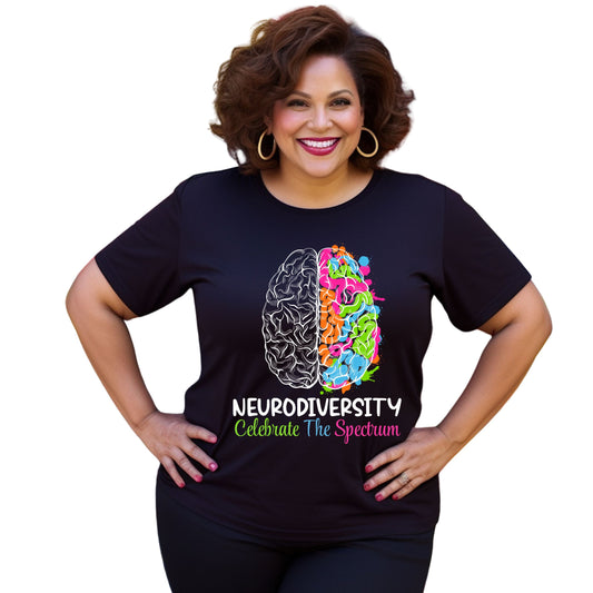 Neurodiversity Celebrate the Spectrum T-Shirt