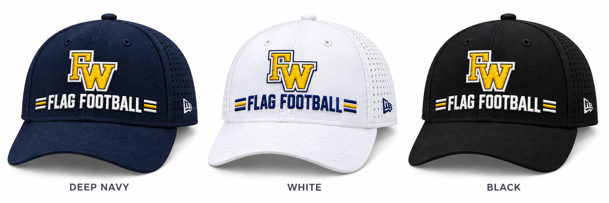 FW Flag Football Embroidered New Era Snapback Hat