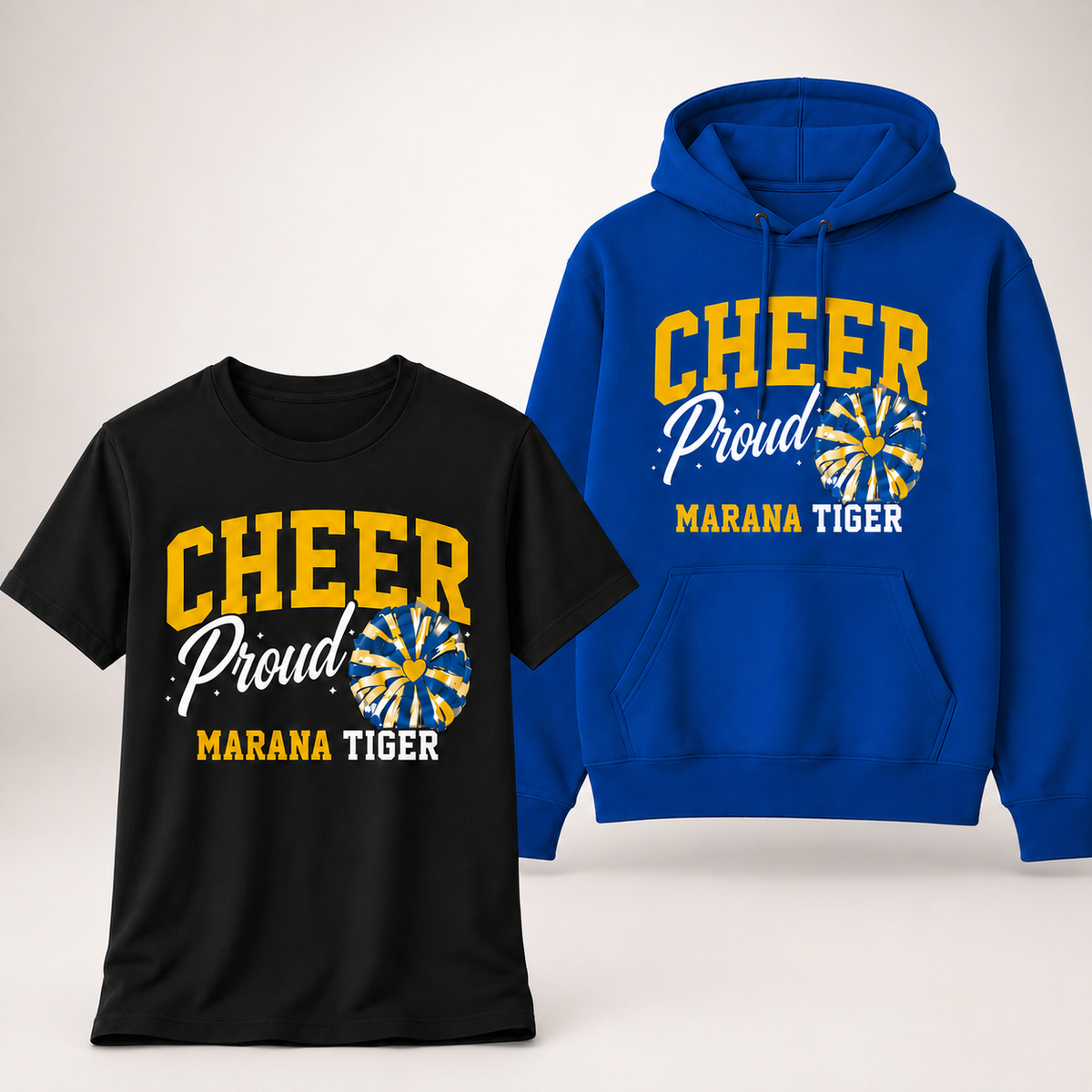 MARANA TIGERS Cheer #2 Design Women's Cut or Unisex T-Shirt, Hoodie, Crewneck Sweatshirt or Tanktop