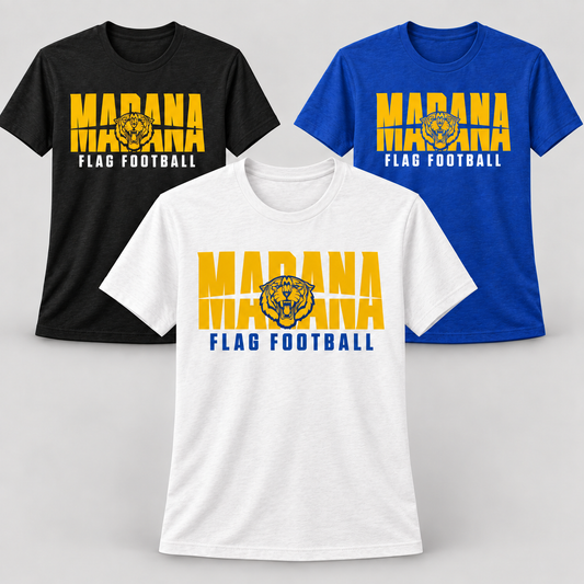 Marana Tigers Flag Football District Perfect Tri-Blend Super Soft T-Shirt