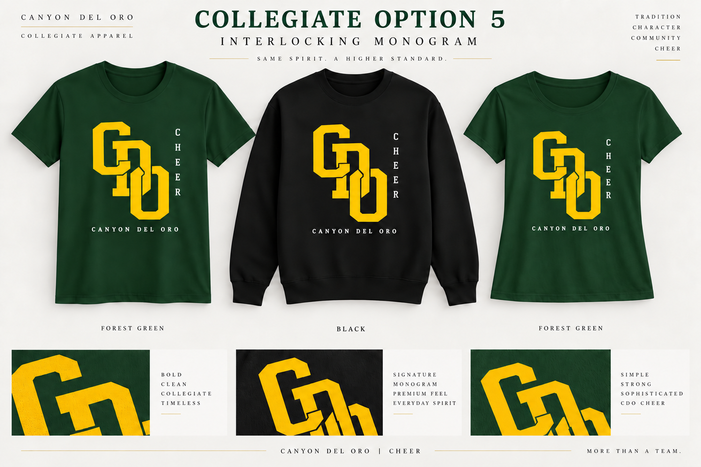 CDO Cheer #5 Design Cotton Women's Cut or Unisex T-Shirt, Dri-fit Tee, Hoodie, Crewneck Sweatshirt, or Tanktop