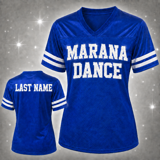 Marana Tigers Dance Custom Bling Glitter Football Jersey