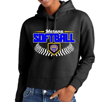 Marana Tigers Softball District V.I.T. Unisex Super Soft Black Hoodie, Women's Cropped Hoodie, or Unisex Crewneck