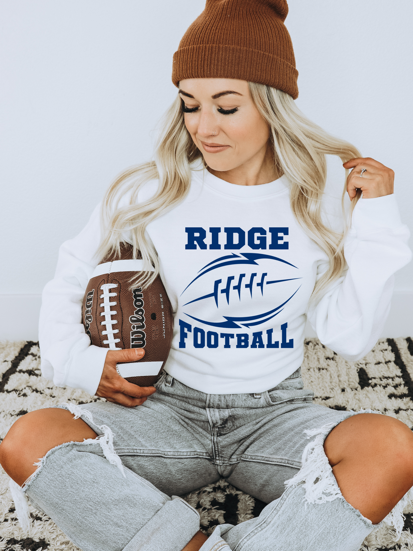 Ironwood Ridge Football Design #3 Unisex & Youth Crewneck or Hoodie Sweatshirt