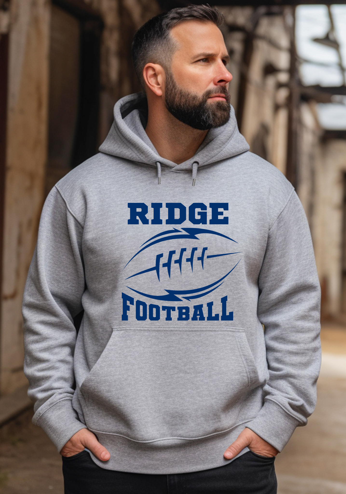 Ironwood Ridge Football Design #3 Unisex & Youth Crewneck or Hoodie Sweatshirt