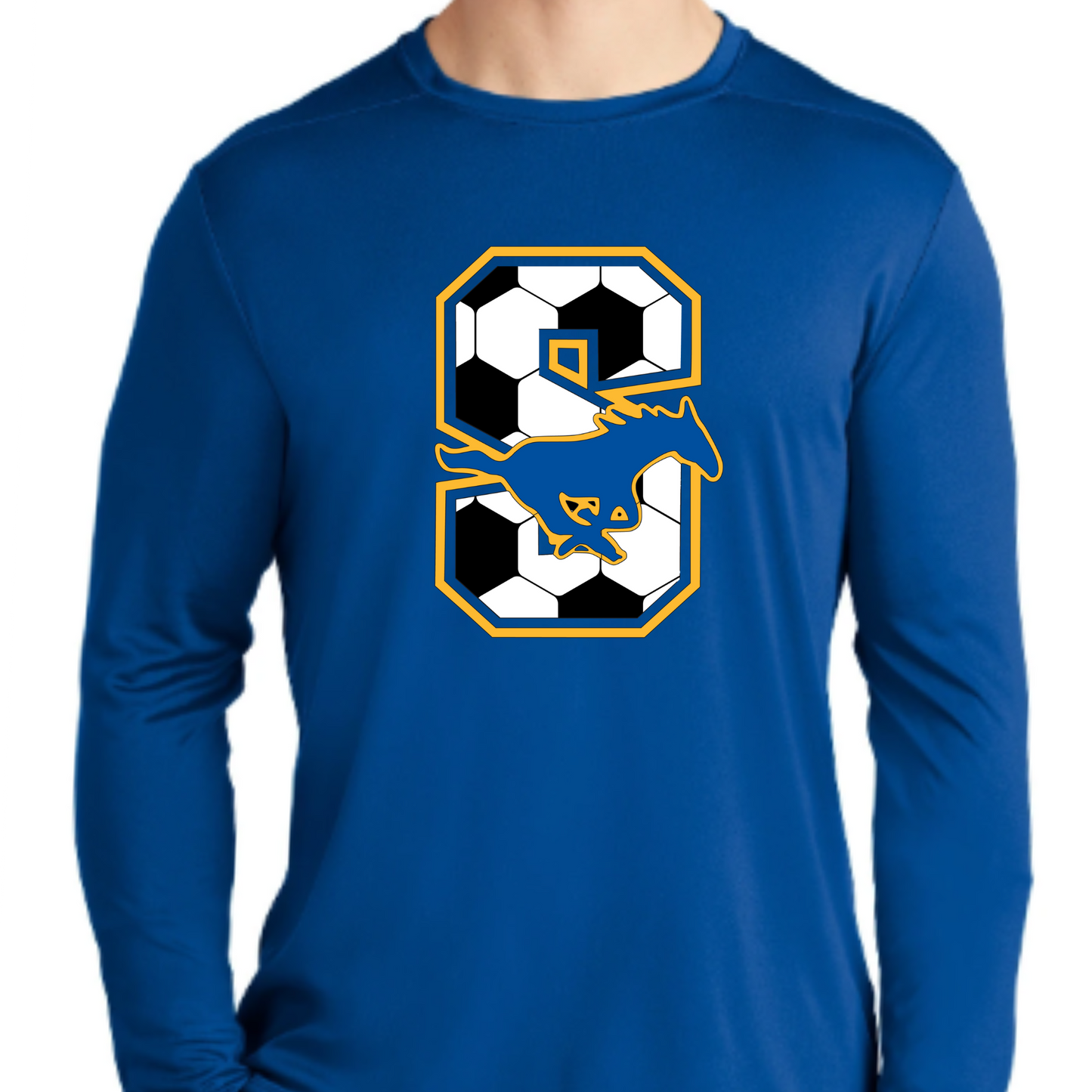 Sahuarita Mustangs Soccer Sport-Tek Posi-UV Pro Long Sleeve Drifit Shirt