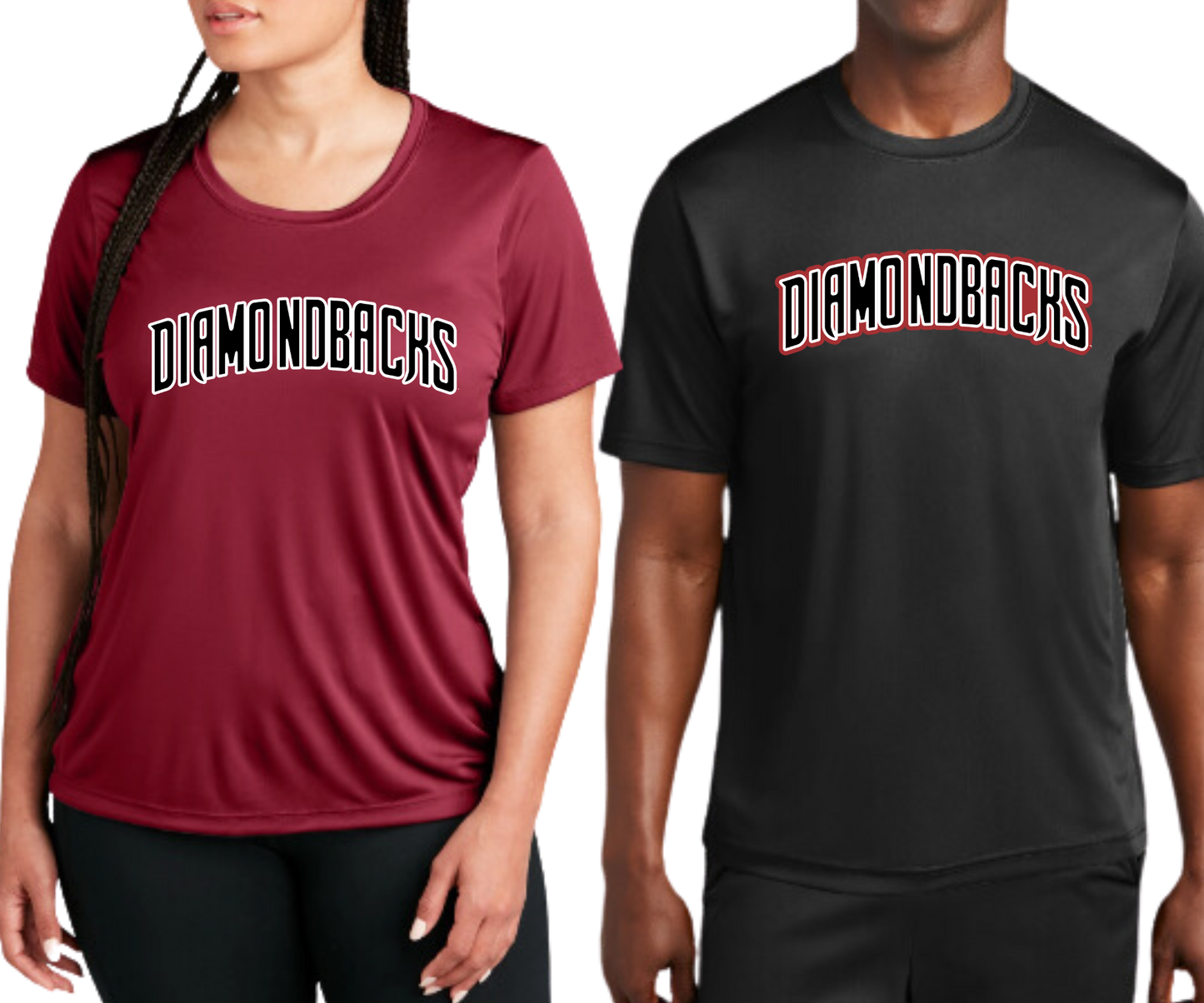 Thornydale Little League Majors and AA Baseball Diamondbacks Fan Sport-tek Dri Fit Performance Shirts