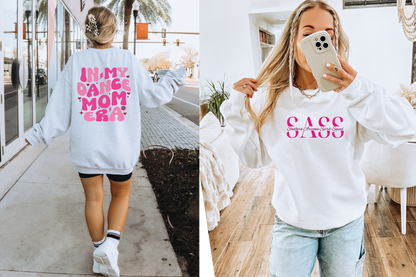 SASS In my Dance Mom ERA, Taylor Swift Inspired Champion Super Soft Crewneck in White