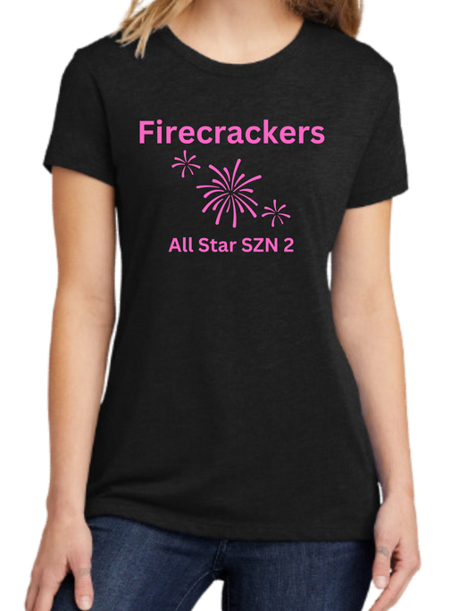 SASS Dance Firecrackers Girls, Women's, Unisex District V.I.T. Super Soft T-Shirt