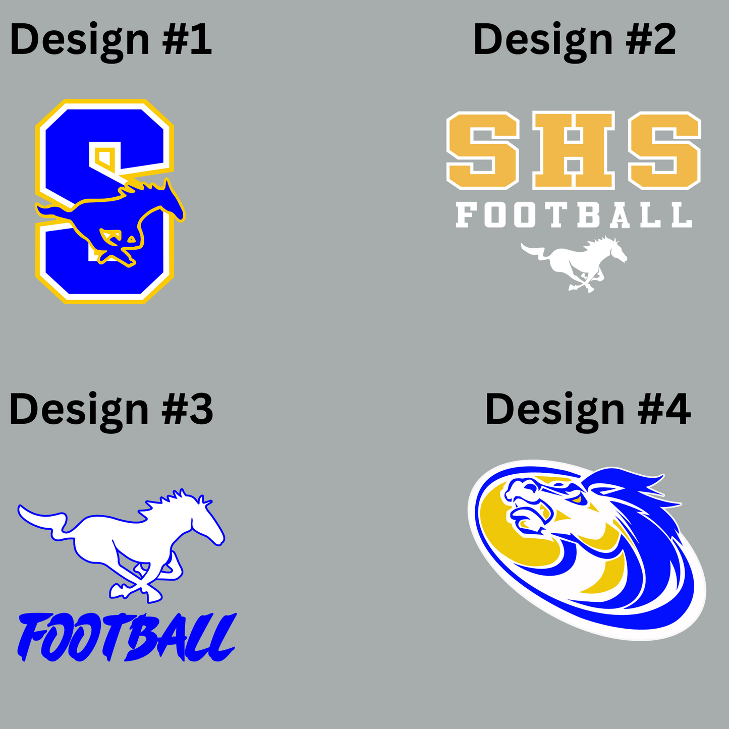 Sahuarita Football Embroidered Hats Choose Between 4 different designs - Bucket, Snapbacks, Trucker, or Fitted