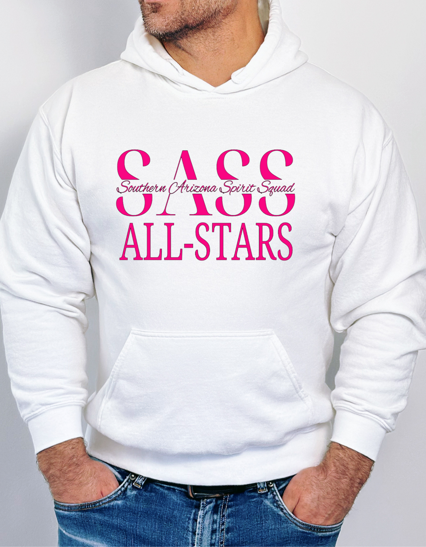 SASS Dance Logo Unisex District V.I.T. Super Soft Hoodie - Available in Black, White, Grey