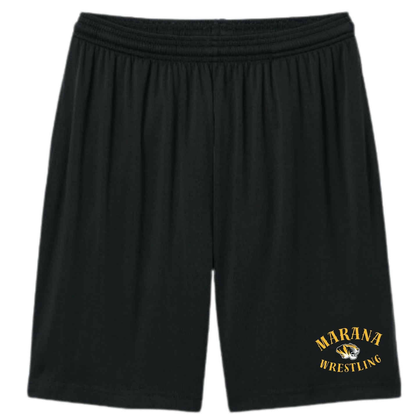 Marana Tigers Wrestling Shorts with pockets in Black or Dark Grey