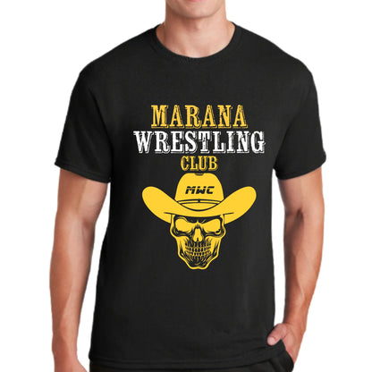 Marana Tigers Wrestling Club Cowboy Design Next Level Super Soft Cotton T-Shirt or Dri-Fit Performance T-shirt Unisex and Youth