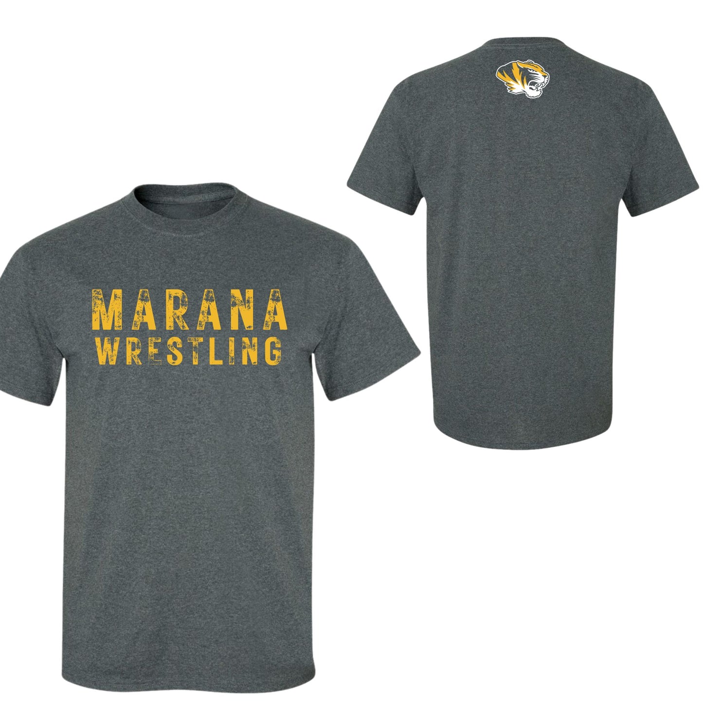 Marana Tigers Wrestling Design #2 Next Level Super Soft Cotton T-Shirt or Dri-Fit Performance T-shirt Unisex and Youth