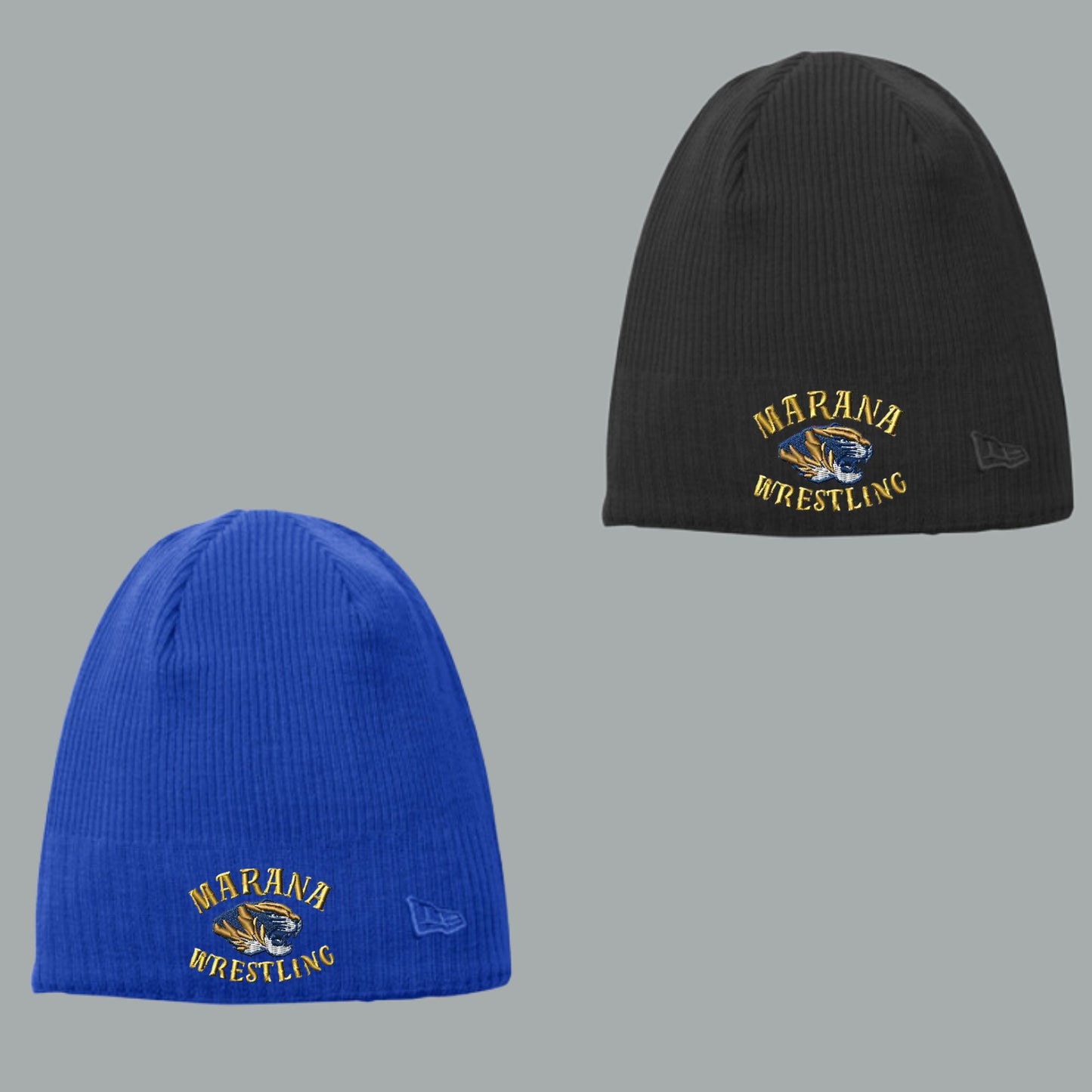 Marana Tigers Wrestling Embroidered New Era Knit Beanie