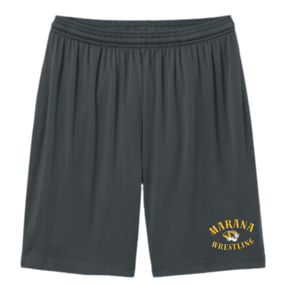 Marana Tigers Wrestling Shorts with pockets in Black or Dark Grey