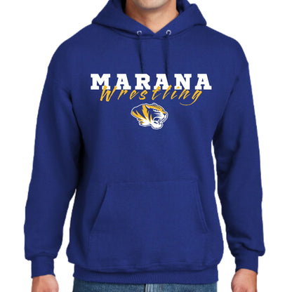 Marana Tigers Wrestling Design #1 Crewneck Sweatshirt or Hoodie Unisex and Youth