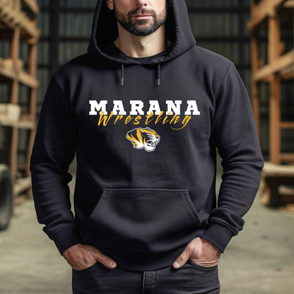 Marana Tigers Wrestling Design #1 Crewneck Sweatshirt or Hoodie Unisex and Youth