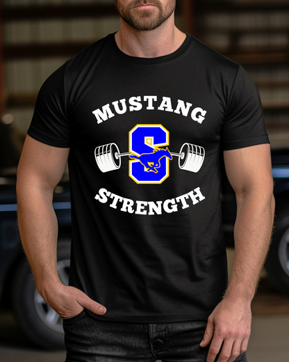 Sahuarita Mustang Strength Unisex District Super Soft Short Sleeve T-Shirt