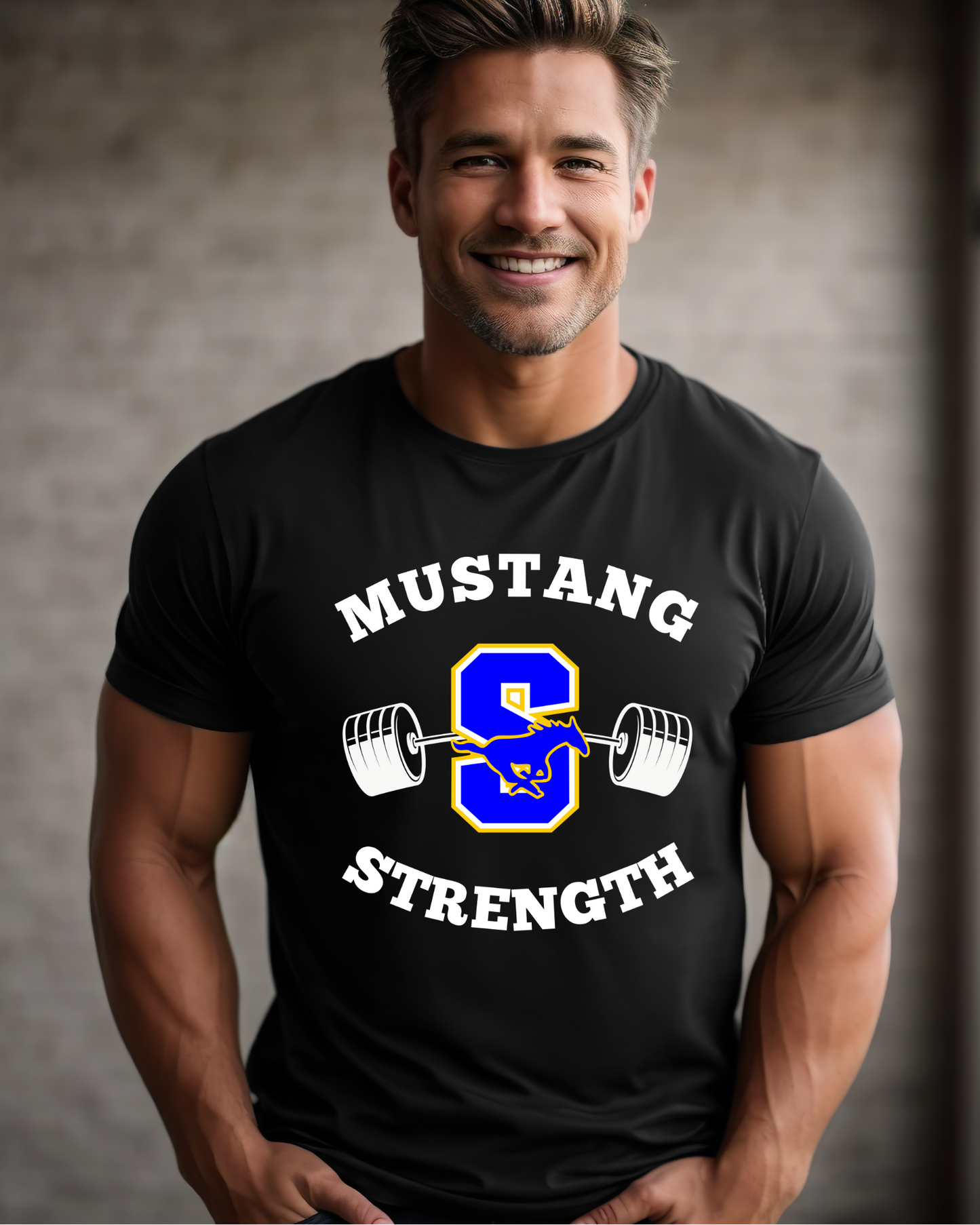 Sahuarita Mustang Strength Unisex District Super Soft Short Sleeve T-Shirt