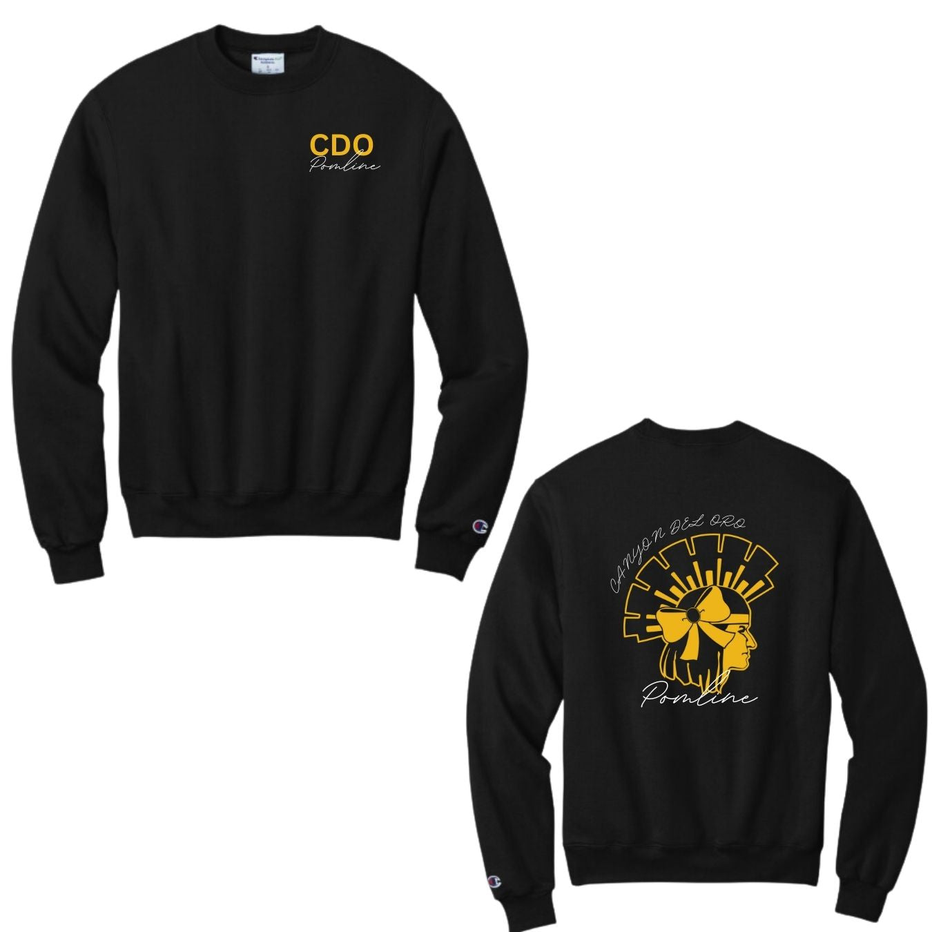 Canyon Del Oro Pomline Champion Brand Crewneck