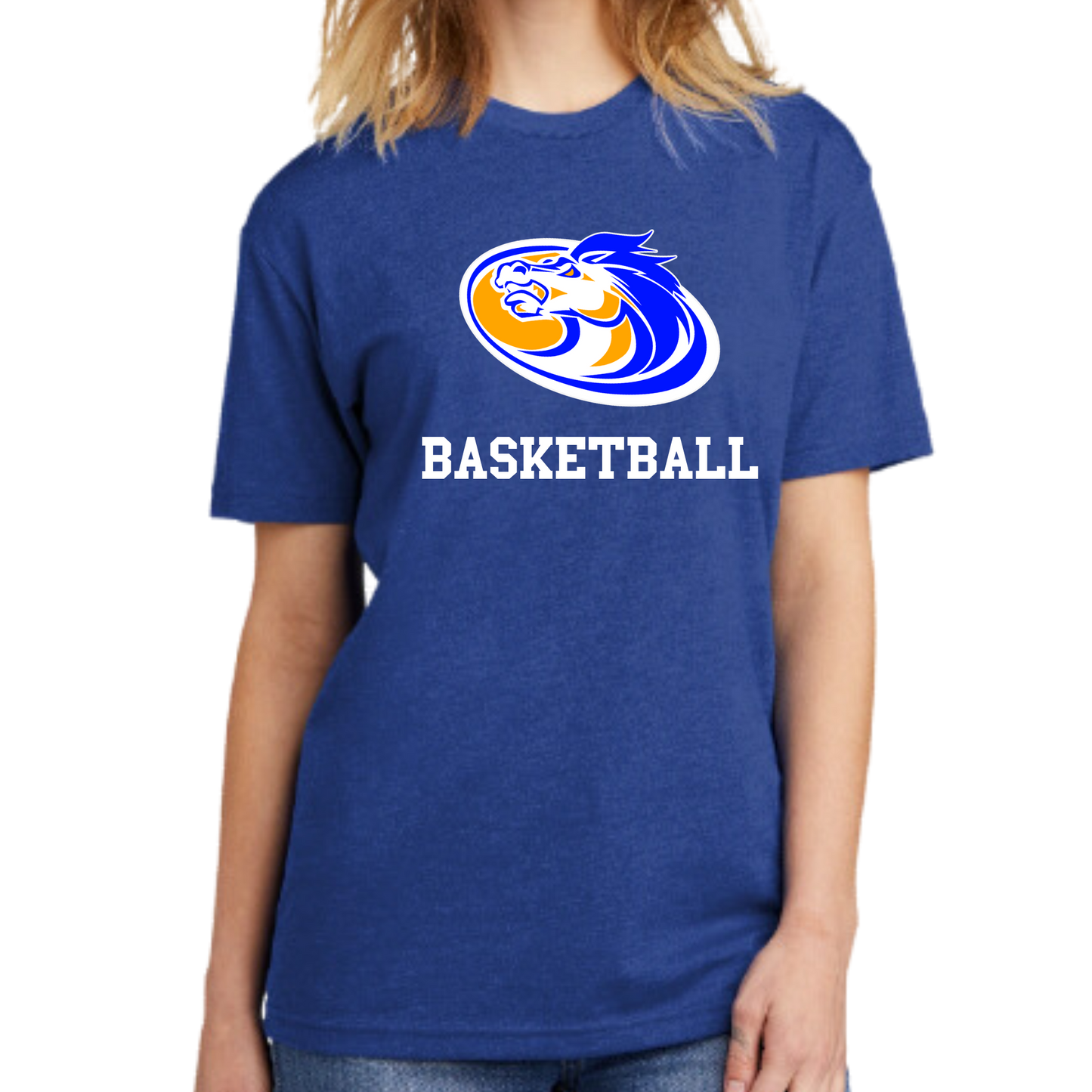 Sahuarita Mustangs Basketball Next Level Unisex Super Soft Short Sleeve T-Shirt