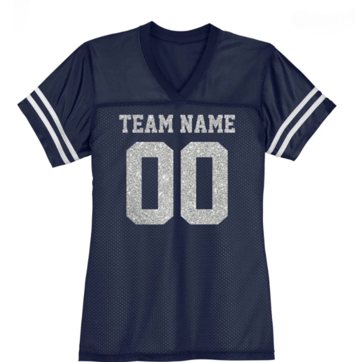 Custom Bling Glitter Football Jersey