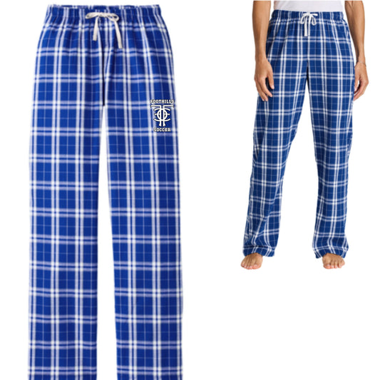 Catalina Foothills Girls Soccer Flannel Plaid Lounge Pants