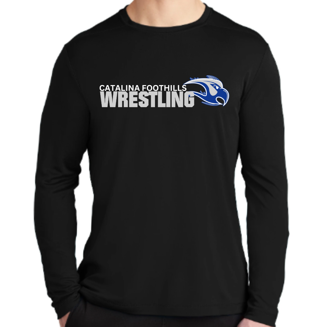 Catalina Foothills Wrestling Match Day Wrestler Only Unisex Sport-Tek Super Soft Longsleeve Dri-Fit