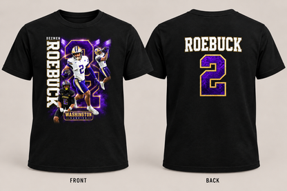 Roebuck Night Game Black Front Back front and back mockup