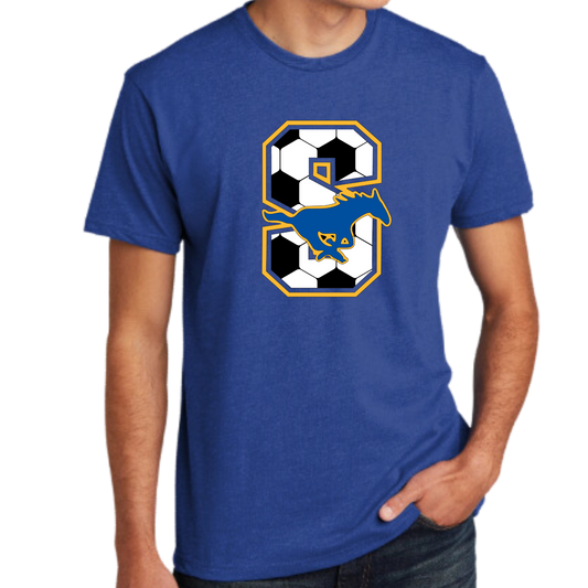 Sahuarita Soccer Big S Design Cotton or Sport-tek Drifit T-Shirt Unisex, Women's, & Youth Sizes